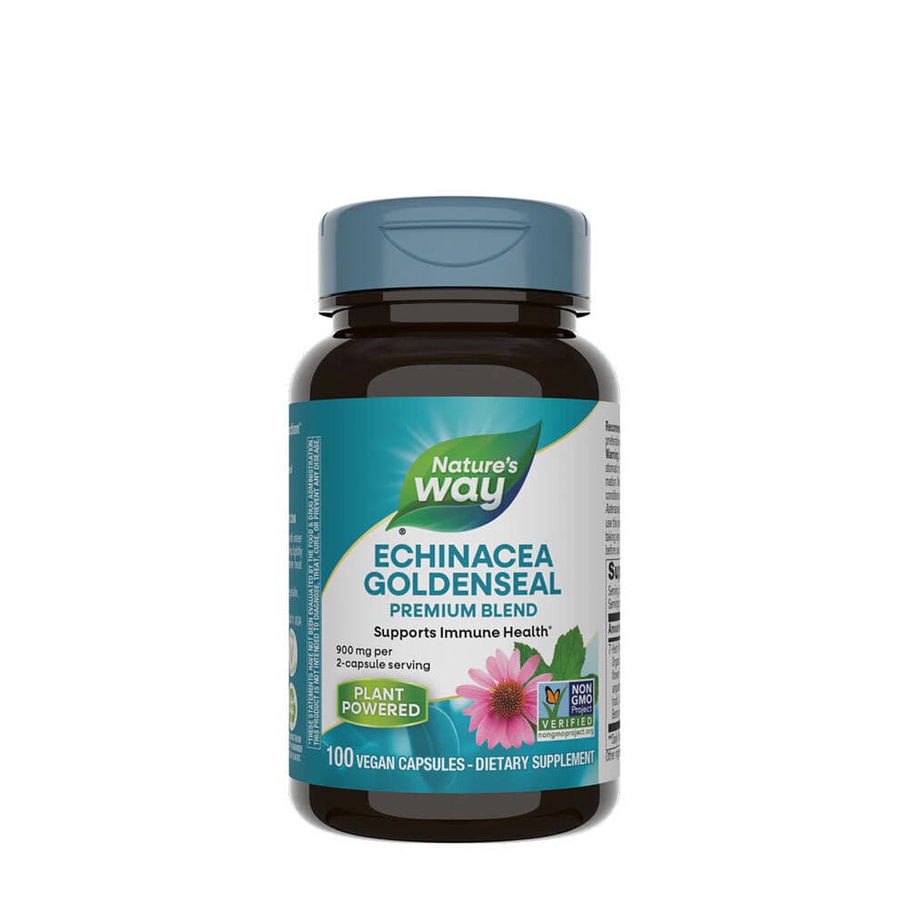 Natures Way Echinacea Goldenseal Premium Blend (100 Capsules)