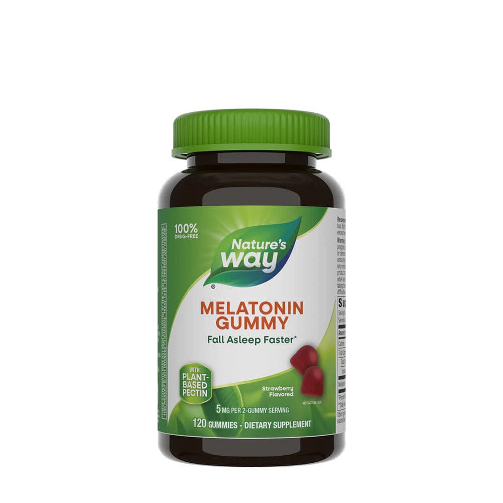Natures Way Melatonin gummies (120 gummies, Strawberry)