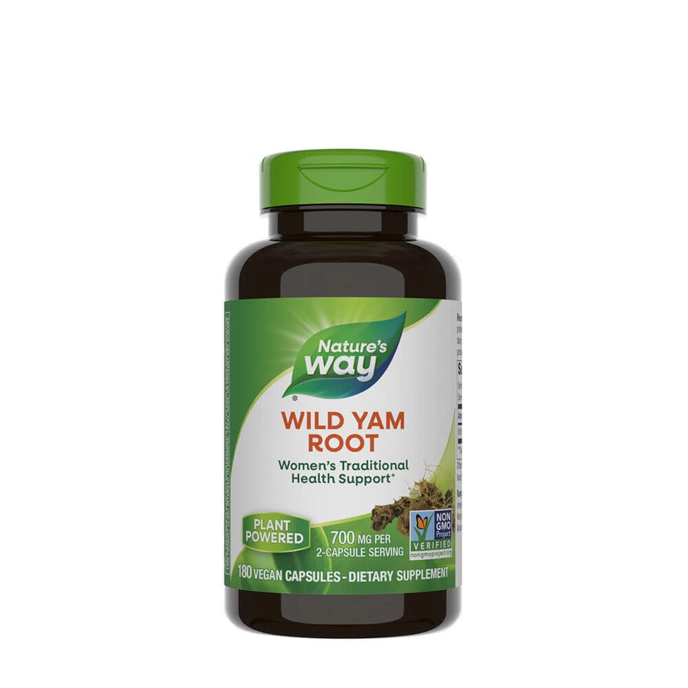 Natures Way Wild Yam Root (180 capsules)