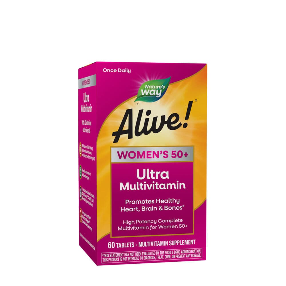 Natures Way Alive!® Women's 50+ Ultra Multivitamin (60 tabletten)