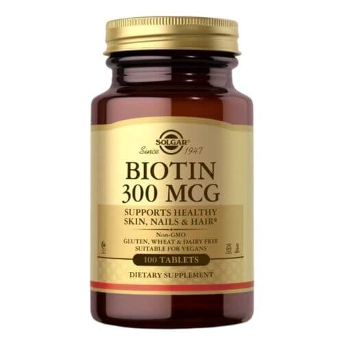 SOLGAR Biotin 300 mcg (100 tabletten)