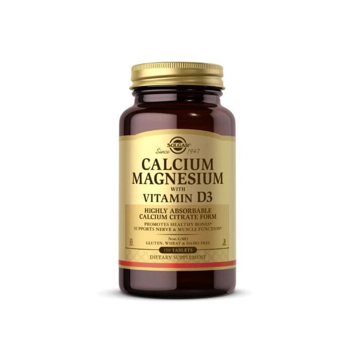 SOLGAR Calcium, Magnesium with Vitamin D3 (150 tabletten)