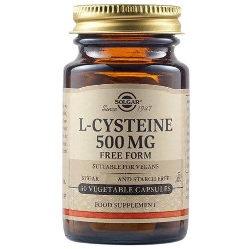 SOLGAR L-Cysteine, 500 mg (30 capsules)