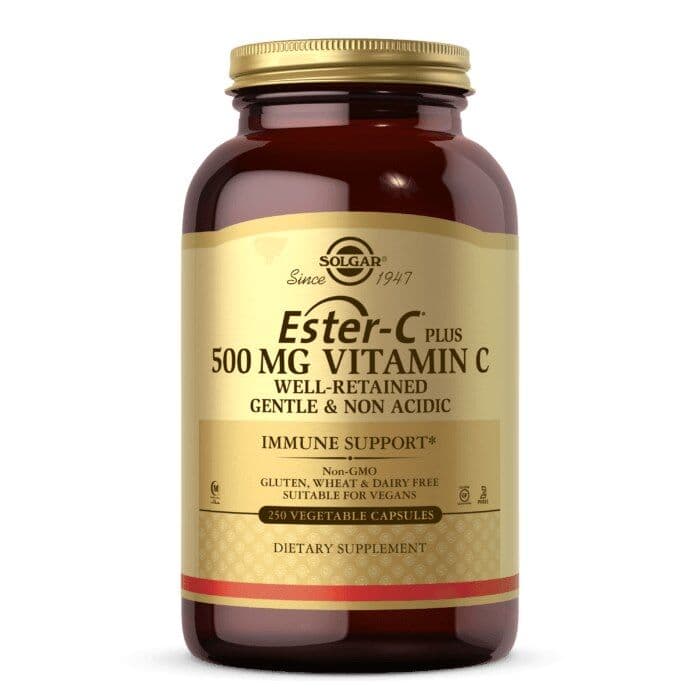 SOLGAR Ester C Plus - Vitamin C, 500mg (250 capsules)