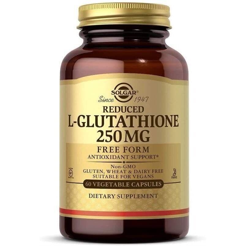 SOLGAR Reduced L-Glutathione 250 mg (60 capsules.)