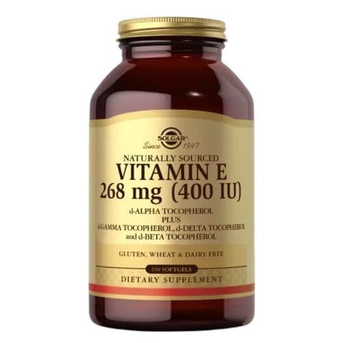SOLGAR Vitamin E Mixed 268 mg (400 IU) (250 softgels)