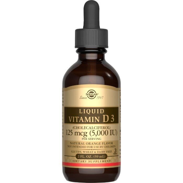 Flydende D3-vitamin, 2500 IE (naturlig appelsinsmag) – 59 ml