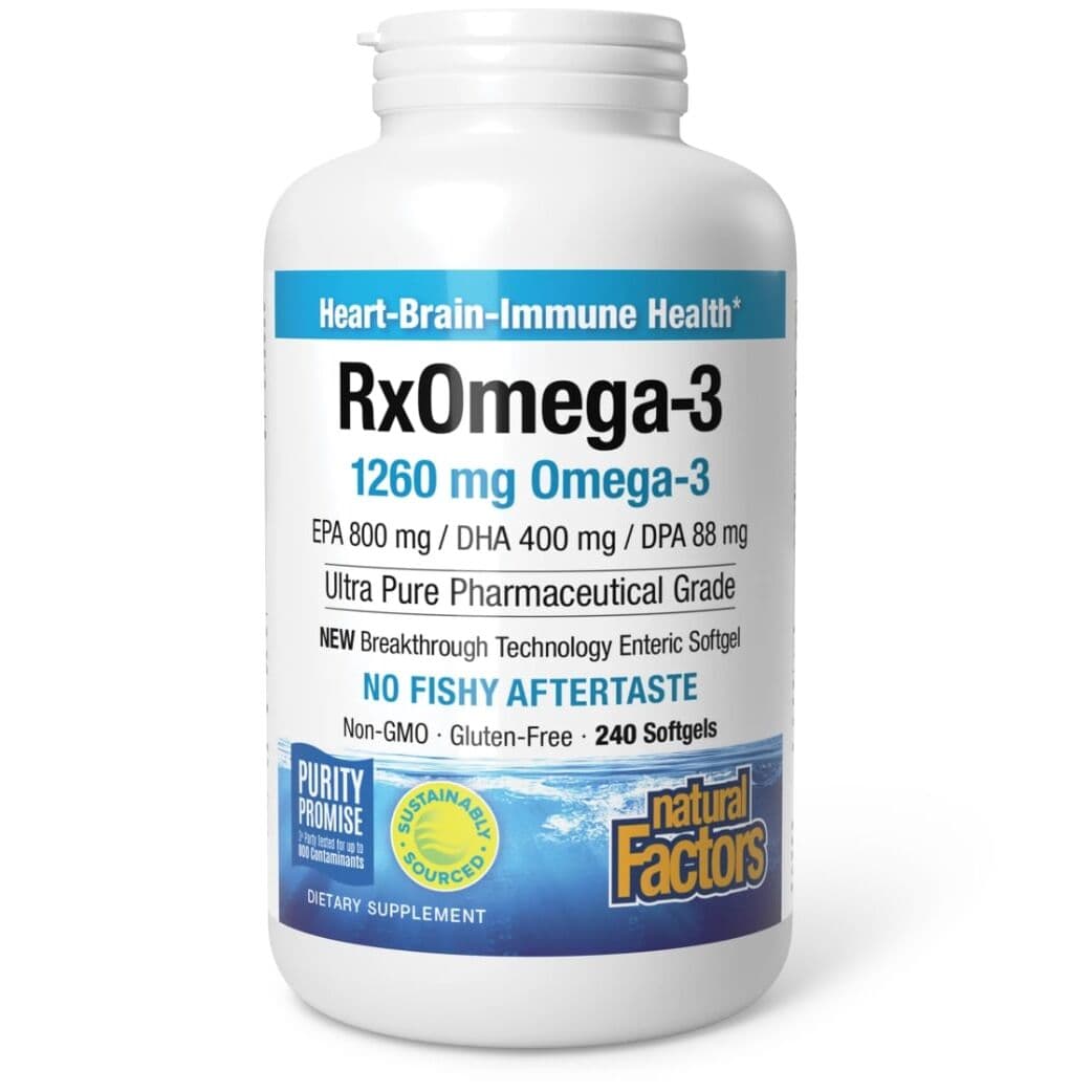 Natural Factors RxOmega-3 240 soft capsules