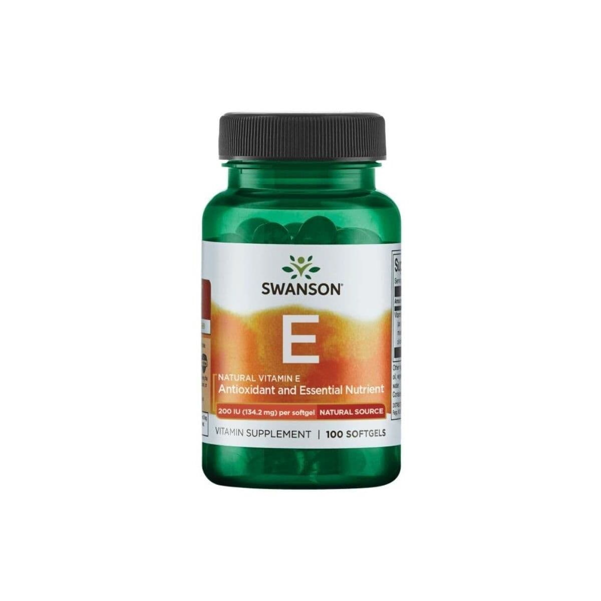 SWANSON Witamina E Naturalna 200IU 100kaps