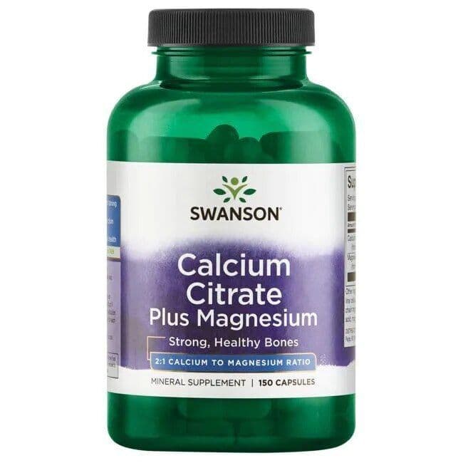 Calcium Citrate Plus Magnesium – 150 caps
