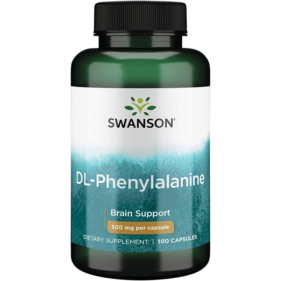 DL-Phenylalanine, 500mg – 100 caps