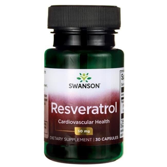 SWANSON Resveratrol 50mg 30kaps