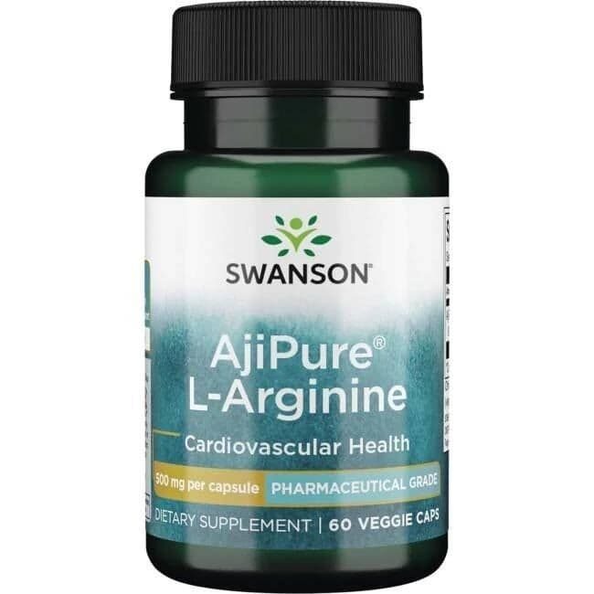 AjiPure L-Arginine, 500mg - 60 vcaps