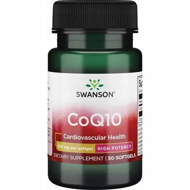 CoQ10, 100mg - 50 softgels
