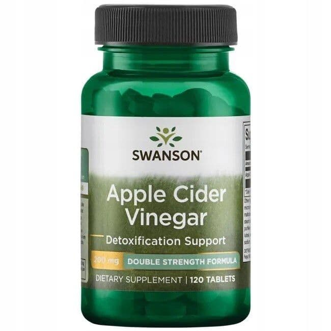 Apple Cider Vinegar, 200mg Double-Strength – 120 tablets