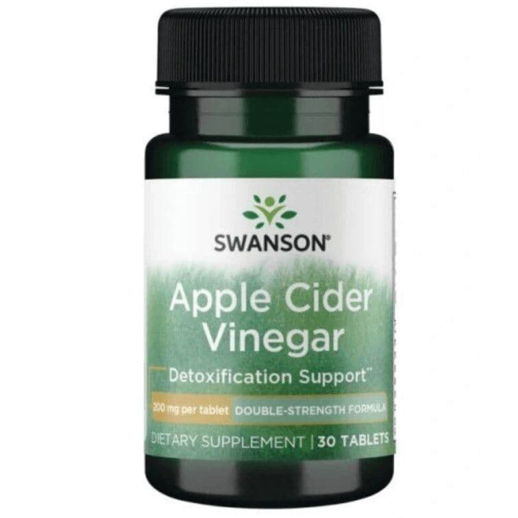 Apple Cider Vinegar, 200mg Double-Strength – 30 tablets