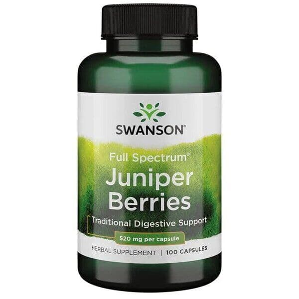 Full Spectrum Juniper Berries, 520mg - 100 capsules