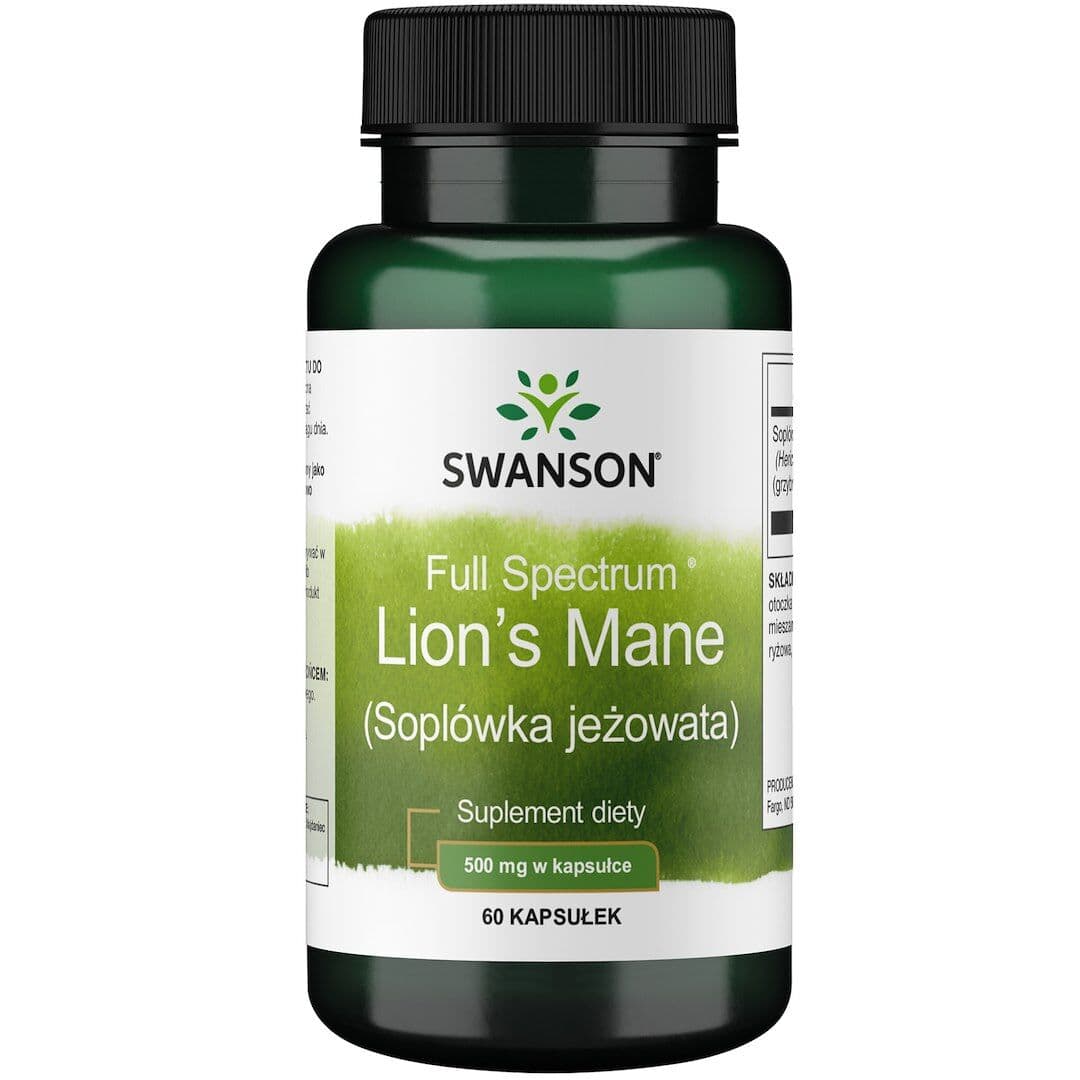SWANSON FS Lion's mane (soplówka jeżowata) 60 kaps