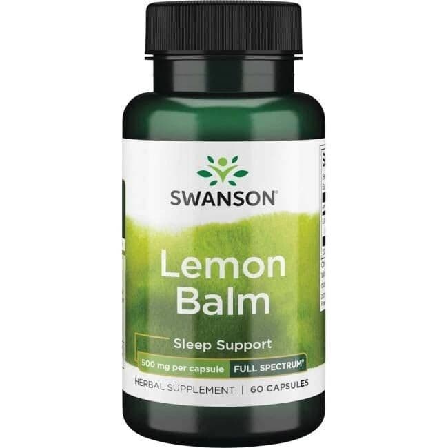 Full Spectrum Lemon Balm, 500mg – 60 caps