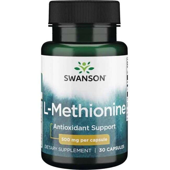 L-Methionine, 500mg – 30 caps
