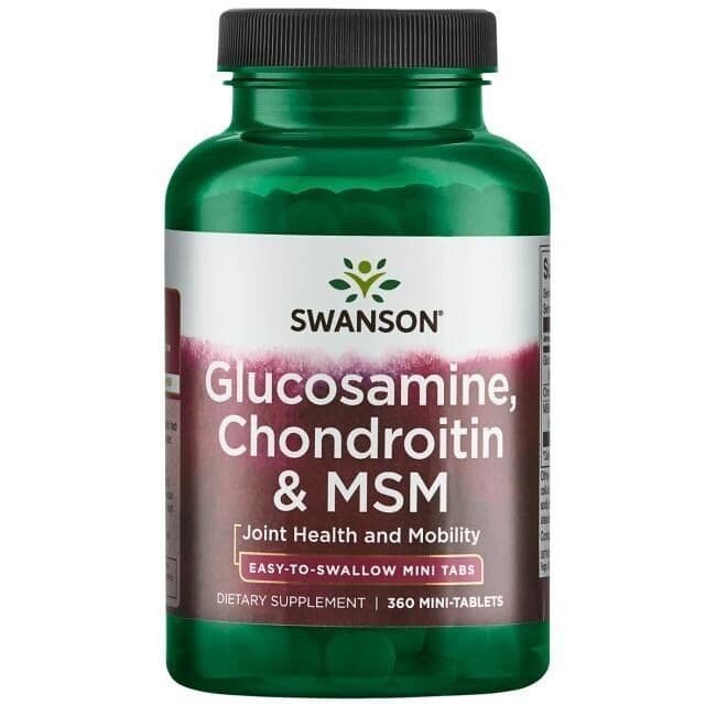Glucosamine, Chondroitin & MSM – 360 mini-tablets