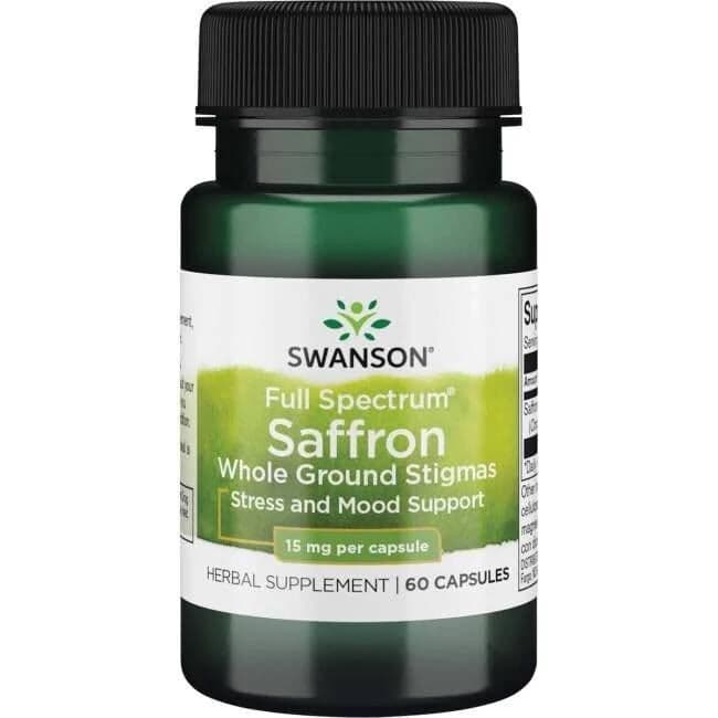 Full Spectrum Saffron, 15mg – 60 caps