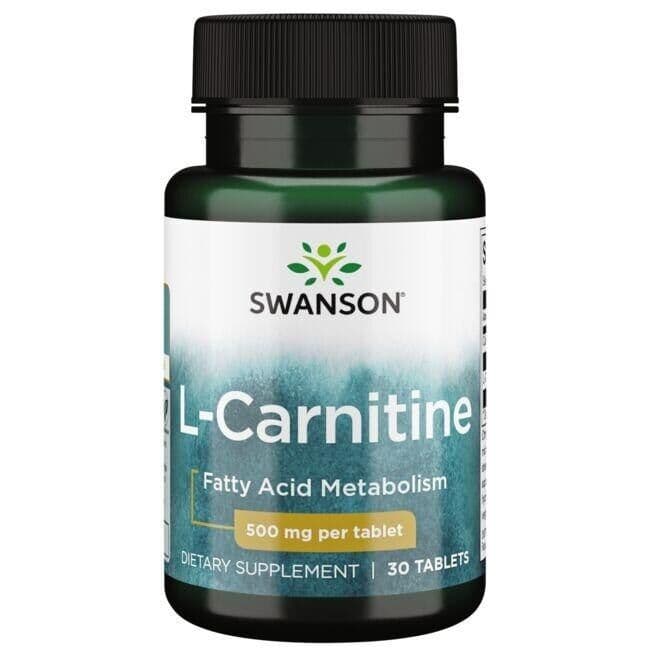 SWANSON L-karnityna 500mg 30 tabl