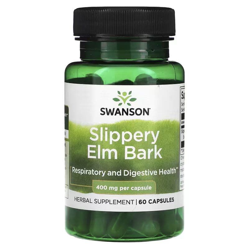 Slippery Elm Bark, 400mg – 60 caps