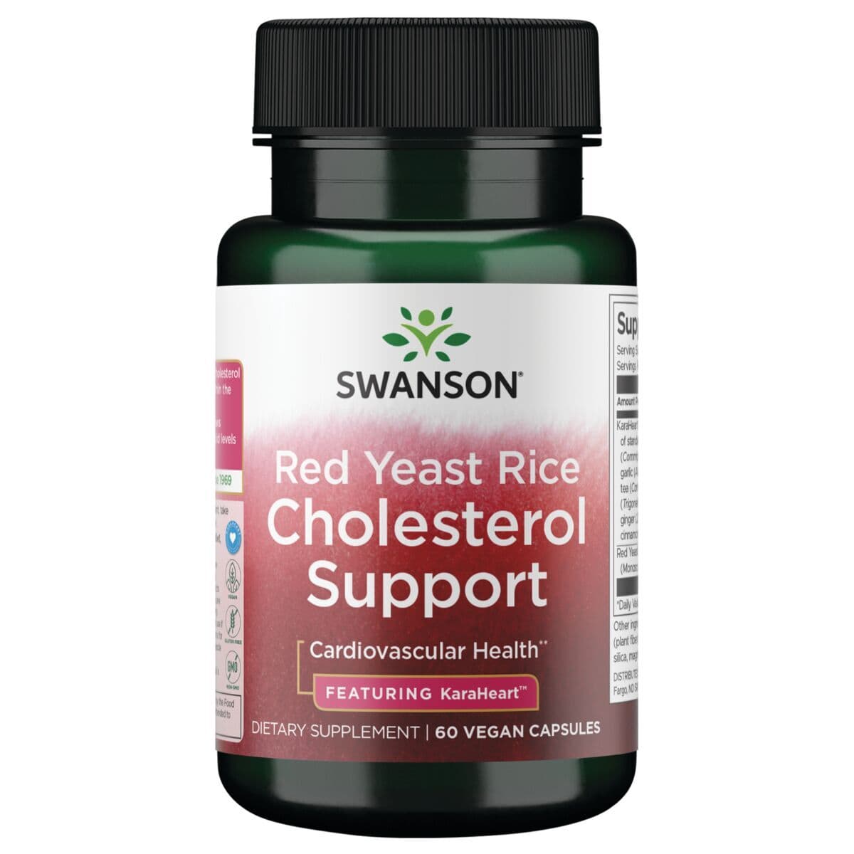 Red Yeast Rice Cholesterol Support - 60 v-capsules