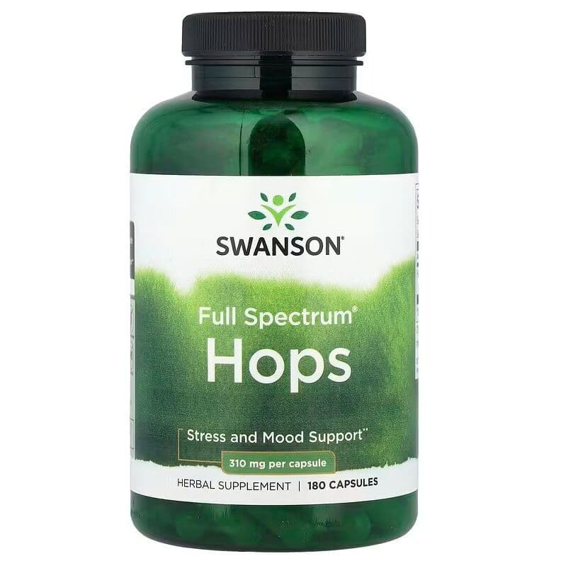 Full Spectrum Hops, 310mg (EAN 087614119526) - 180 capsules