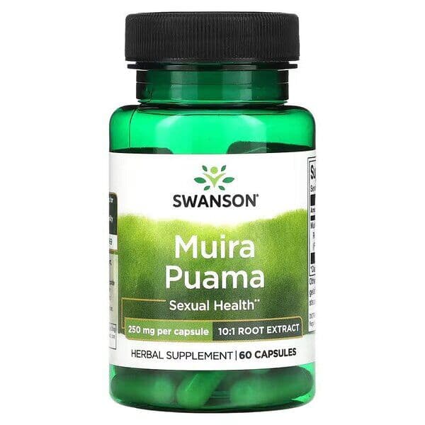 Muira Puama, 250mg (10:1) – 60 capsules