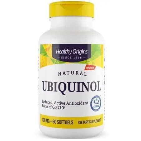 HEALTHY ORIGINS Natural Ubiquinol 100 mg (60 capsules)
