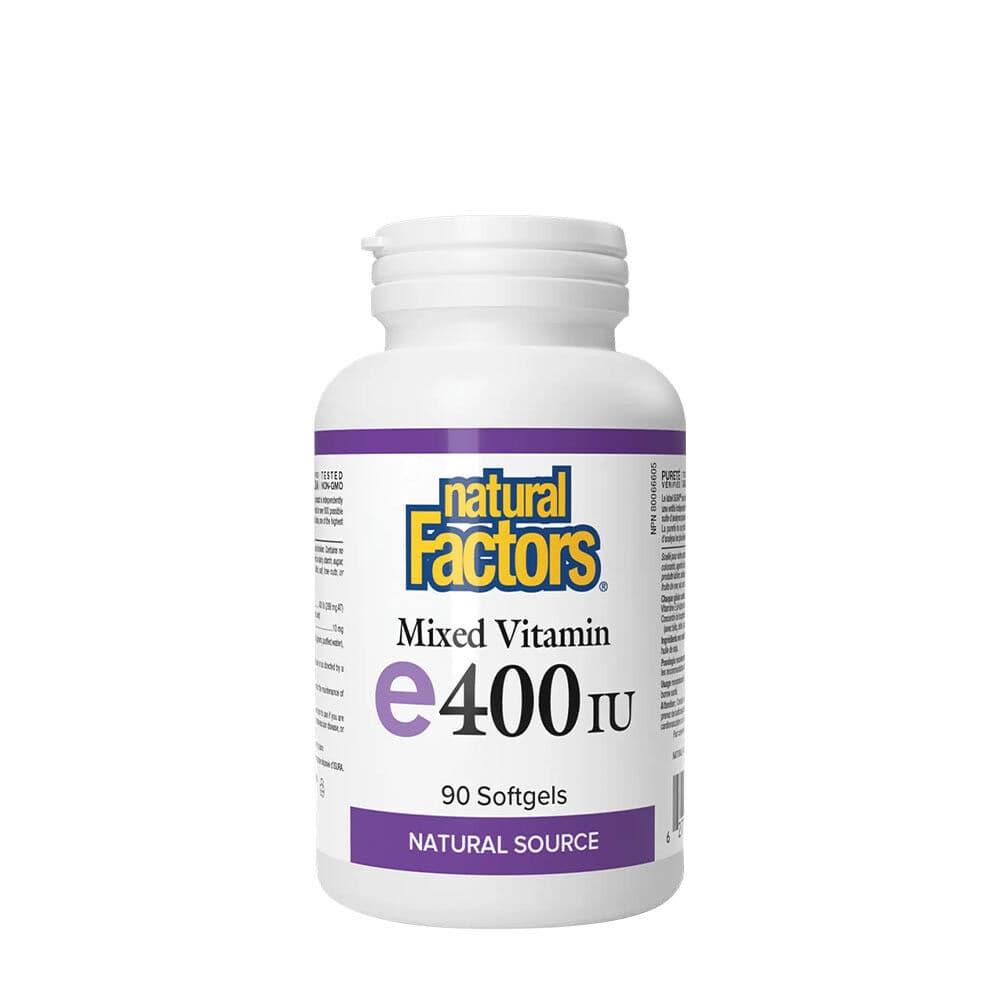 Natural Factors Mixed Vitamin E Natural Source 400 IU (90 bløde kapsler)