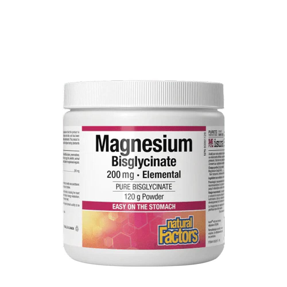 Natural Factors Magnesium Bisglycinate Pure 200 mg (145 g)