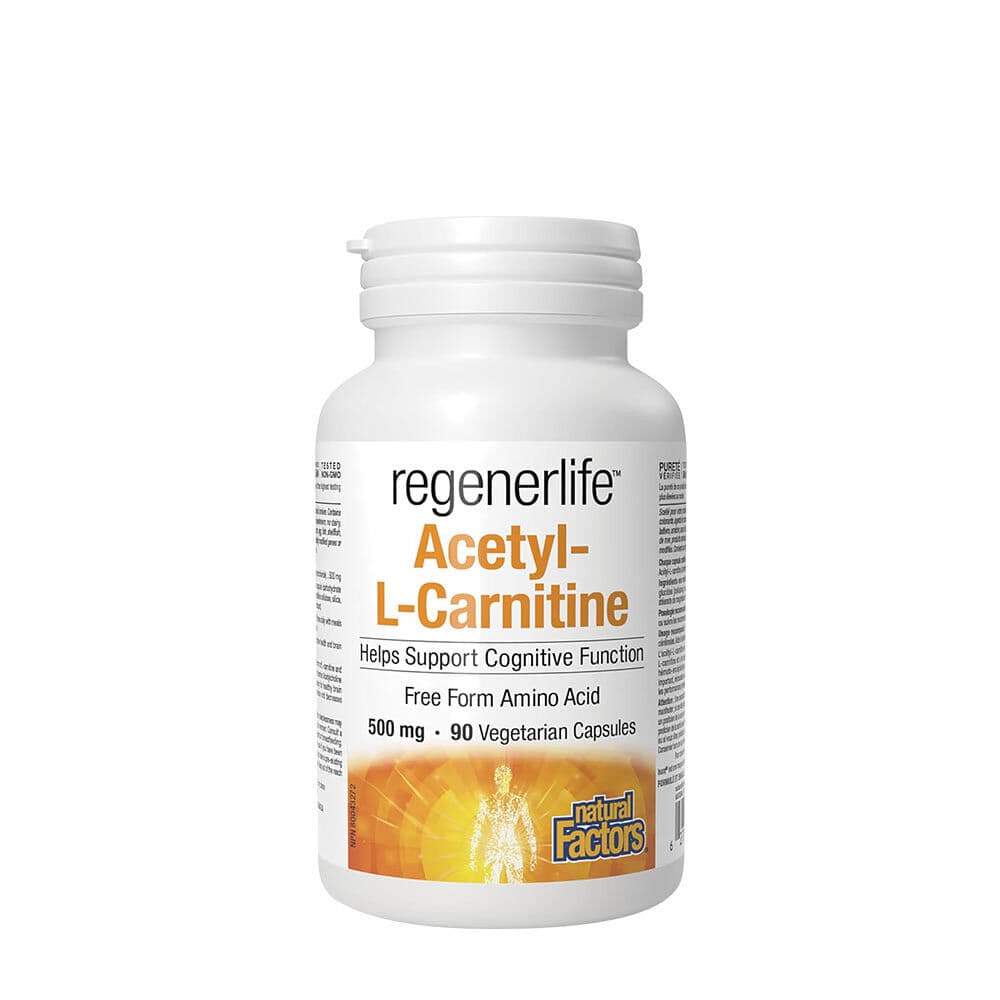 Natural Factors Acetyl-L-Carnitine (90 cápsulas)