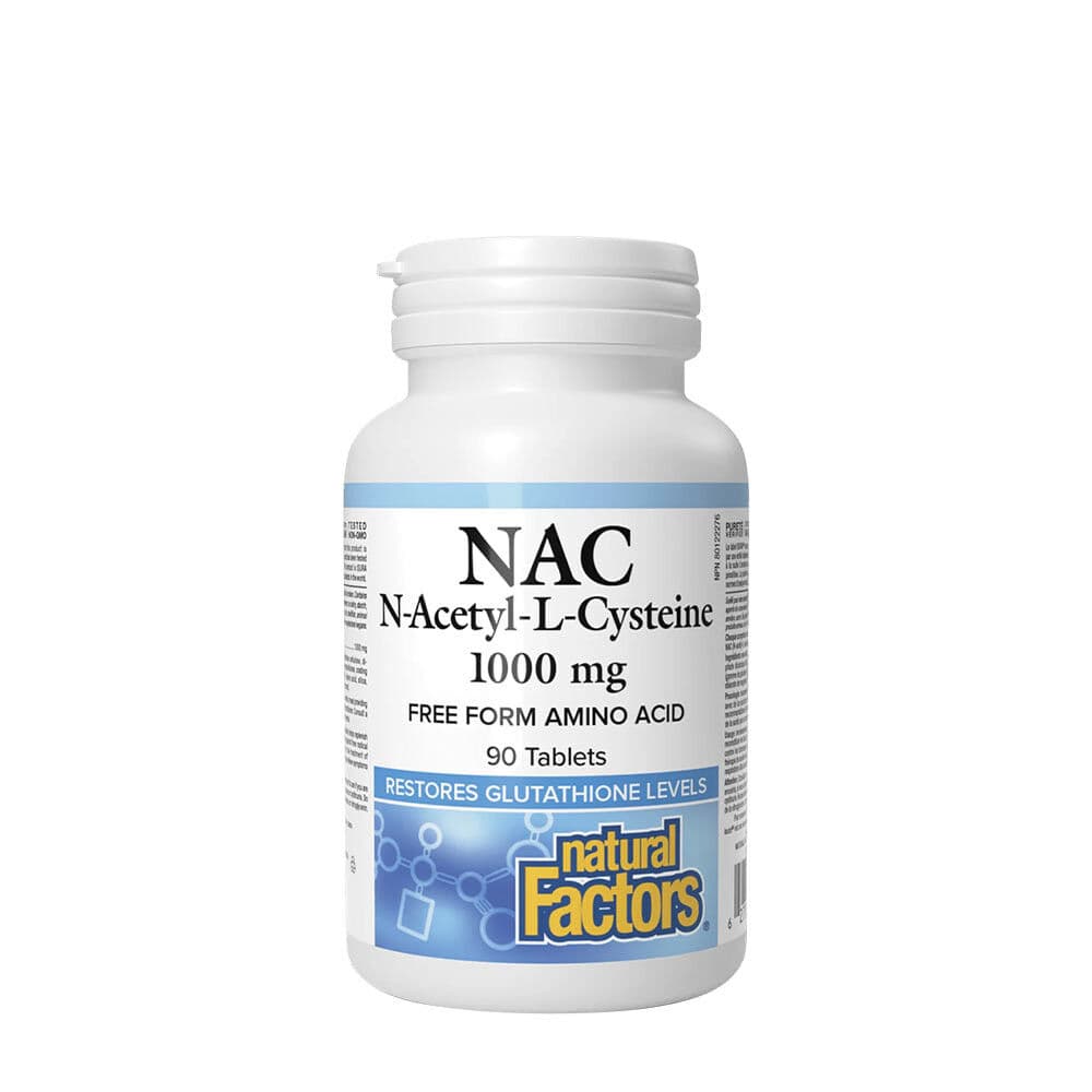 Natural Factors N-Acetyl-L-Cysteine 1000 mg (90 comprimidos)