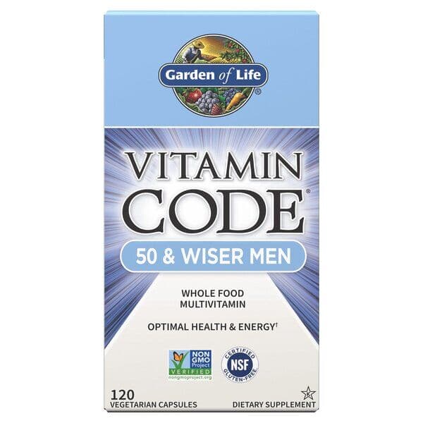 Vitamin Code 50 & Wiser Men – 120 vcaps