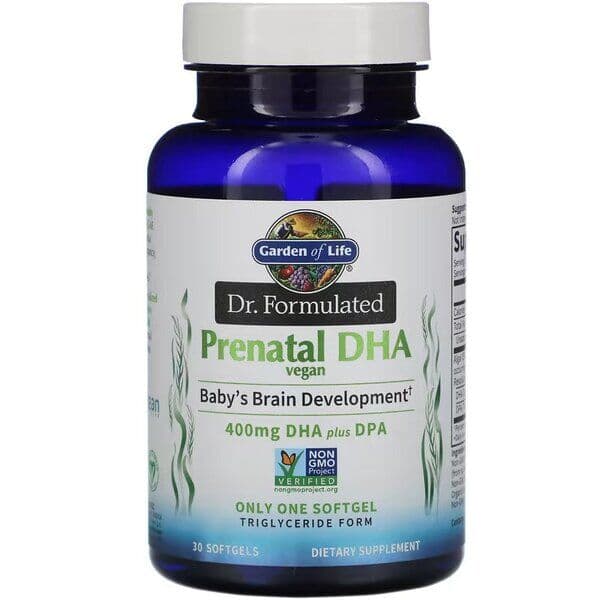 Dr. Formulated Vegan Prenatal DHA - 30 meke kapsule