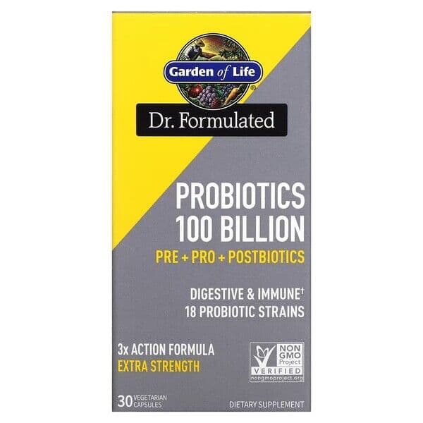 Dr. Formulated Probiotics 100 Billion - 30 veg. kapsule