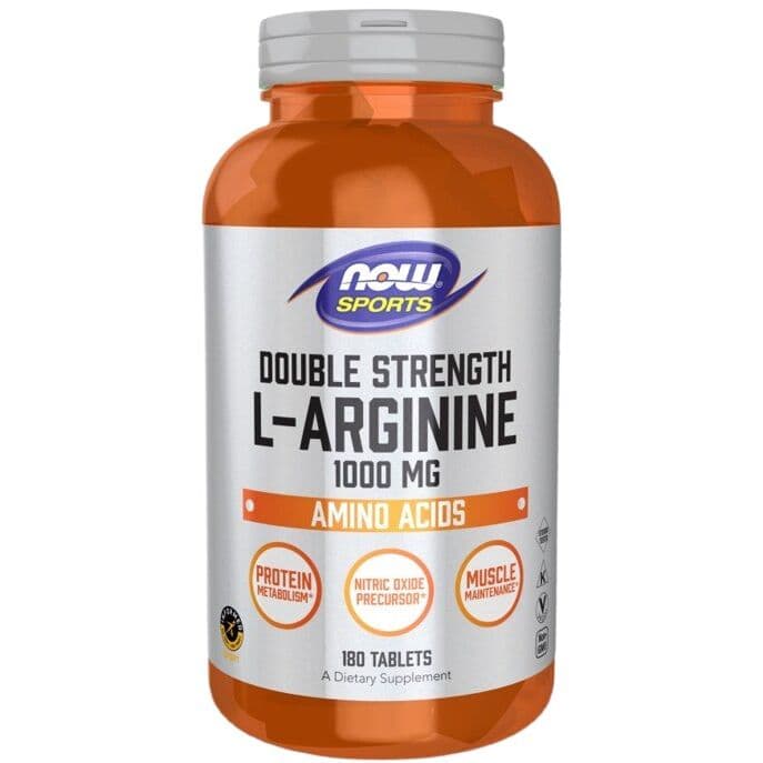 L-Arginine, 1000mg – 180 tablets