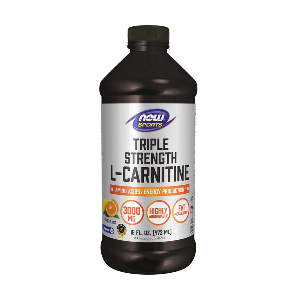 NOW L-Carnitine, Triple Strength Liquid (473 ml, Citrus)