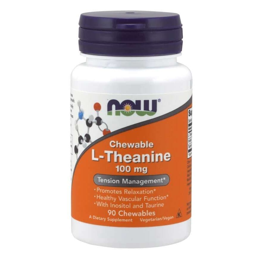 L-Theanine with Inositol and Taurine, 100mg – 90 chewables