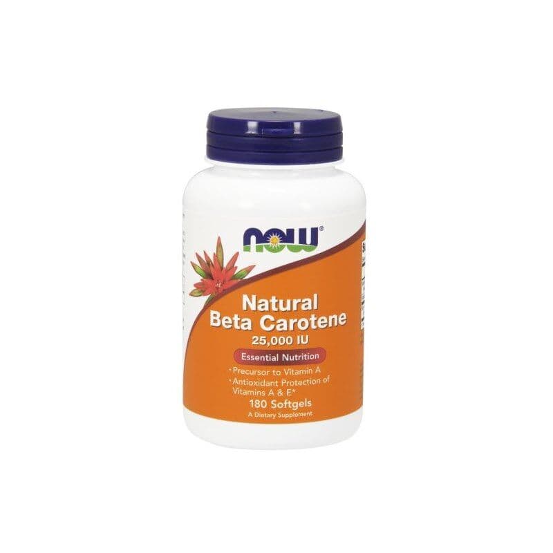 Beta Carotene Natural, 25 000 IU – 180 softgels