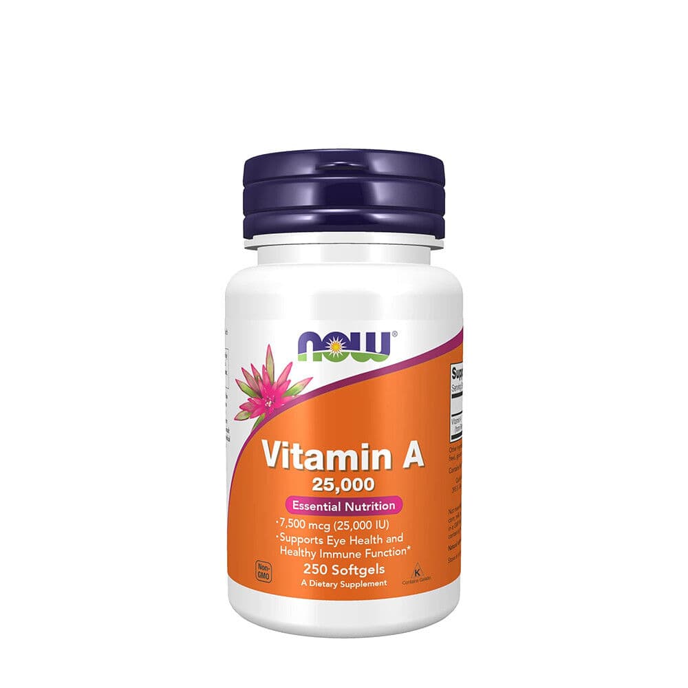 NOW Vitamin A 25000 IU (250 softgels)