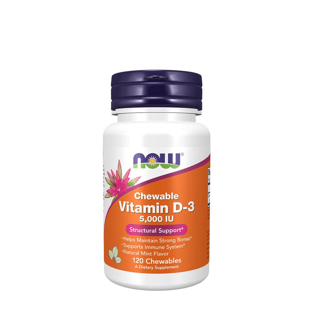 Vitamin D-3, 5000 IU (Chewable) – 120 chewables