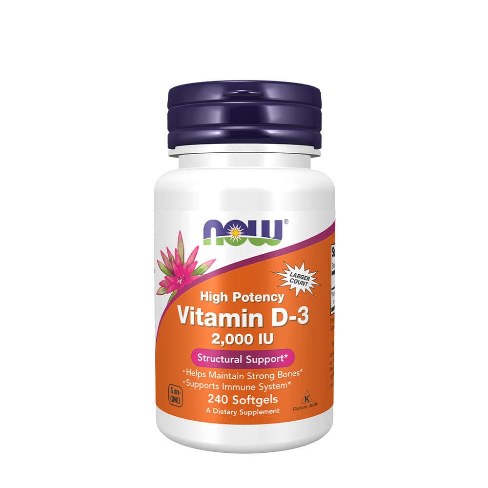 Vitamin D-3, 2000 IU – 240 softgels