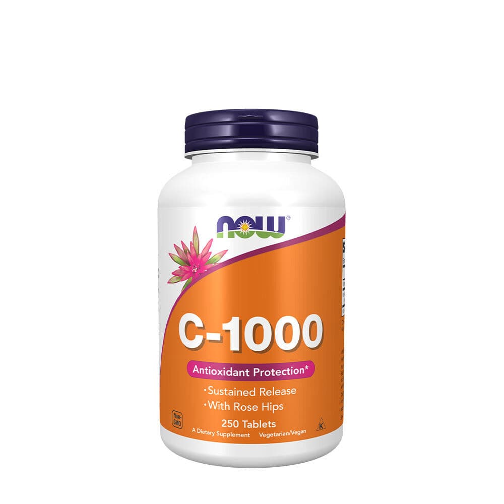 Vitamin C-1000 with Rose Hips – Sustained Release – 250 tablets