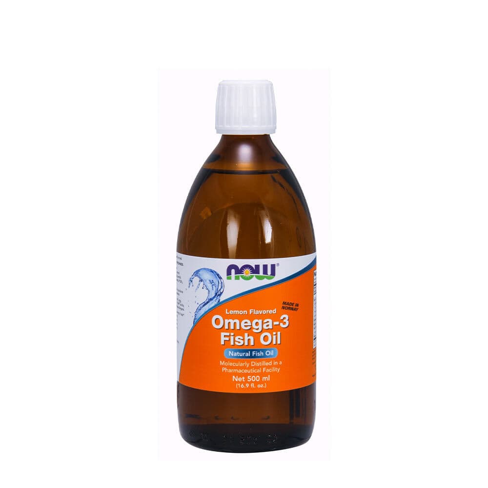 Omega-3 Fish Oil Liquid, Lemon – 500 ml