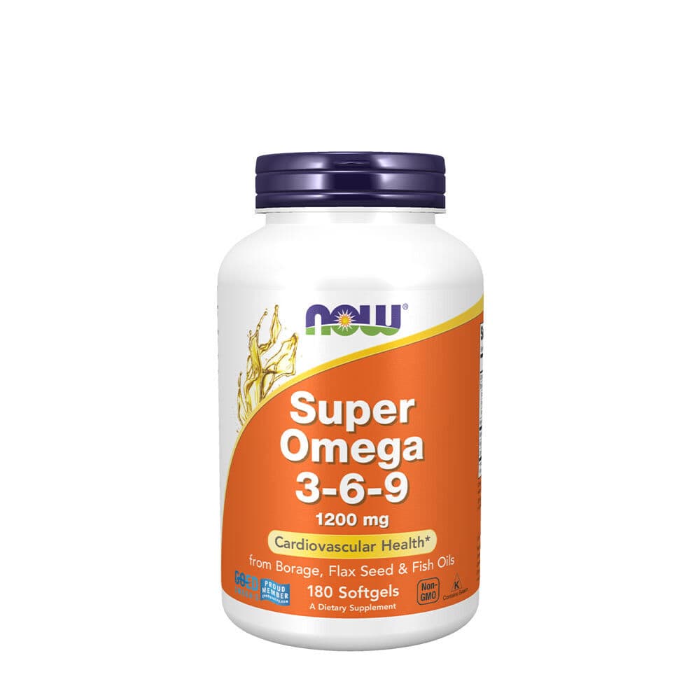 Super Omega 3-6-9, 1200mg - 180 softgels