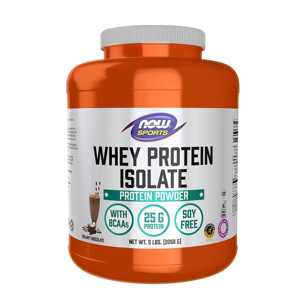 NOW Whey Protein Isolate (2268 g, Chocolate)